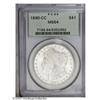Image 3 : 1890-CC S$1 MS64 PCGS. The soft, frosted mint luster s 1890-CC[S$1] MS64 PCGS.