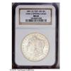 Image 1 : 1891-CC S$1 MS63 NGC. VAM-3. A Top 100 Variety. A snow 1891-CC[S$1] MS63 NGC.