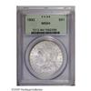 Image 1 : 1892 S$1 MS64 PCGS. Silver-gray surfaces exhibit trace 1892[S$1] MS64 PCGS.