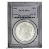 Image 1 : 1893 S$1 MS62 PCGS. Lustrous and untoned, with a moder 1893[S$1] MS62 PCGS.