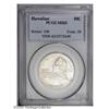 Image 1 : 1928 50C Hawaiian MS62 PCGS. The obverse is delicately 1928[50C] Hawaiian MS62 PCGS.