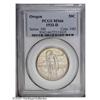 Image 1 : 1933-D 50C Oregon MS66 PCGS. Steel-gray and honey colo 1933-D[50C] Oregon MS66 PCGS.