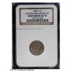Image 1 : 1857 1C Flying Eagle Cent--Reverse Misaligned Die--AU5 1857[1C] Flying Eagle Cent--Reverse Misaligne
