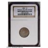 Image 1 : 1865 1C Fancy 5 MS62 Brown NGC. 1865[1C] Fancy 5 Indian Cent--Struck 15% Off Center--MS62 Brown NGC,