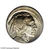 Image 1 : 1919 5C MS65 PCGS. 1919[5C] Buffalo Nickel--Struck 5% Off Center--MS65 PCGS.