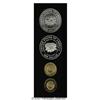 Image 2 : 1997-S S$1 Jackie Robinson 4 Coin Set PR68 Deep Cameo 1997-S[S$1] Jackie Robinson 4 Coin Set PR68 De