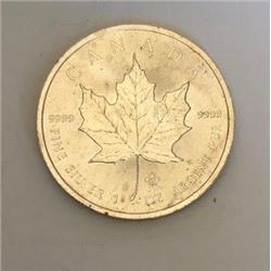 Canadian Maple Leaf 5 Dollar 1  Ounce