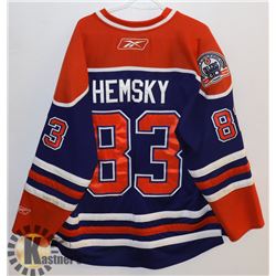 OILERS XL REEBOK JERSEY HEMSKY.