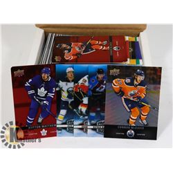 BOX WITH 2019 TIM HORTONS HOCKEY CARDS