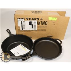 LODGE CAST IRON 3.2 QUART COMBO COOKER