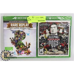 TWO FACTORY SEALED XBOX ONE GAMES