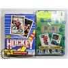 Image 1 : 1991 TOPPS & 1992 PREMIER SEALED HOCKEY CARDS.