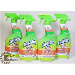 LOT OF 4 FANTASTIK ORIGINAL ALL PURPOSE CLEANER