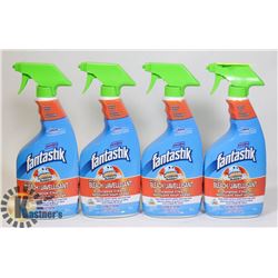 4 BOTTLES OF FANTASTIK BLEACH ALL PURPOSE CLEANER
