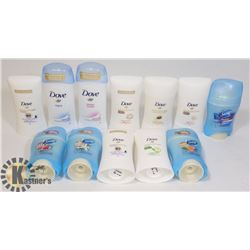 BAG OF ASSORTED DOVE AND SECRET ANTI-PERSPIRANT
