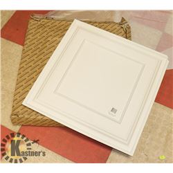 BOX OF WASHABLE CEILING TILE