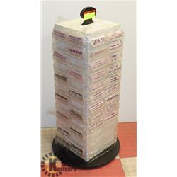 HELMET STICKERS AND STAND.