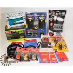 NEW FAMILY BIKE ITEMS PADLOCKS, HORNS