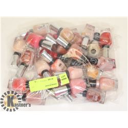 LOT OF ASSORTED NAIL POLISH
