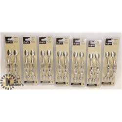 SEALED SET OF 7-2 PACKS SATIN NICKEL