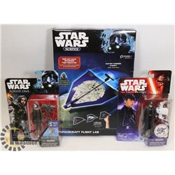 LOT OF 3 STAR WARS COLLECTIBLES.