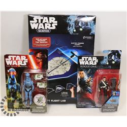 LOT OF 3 STAR WARS COLLECTIBLES.