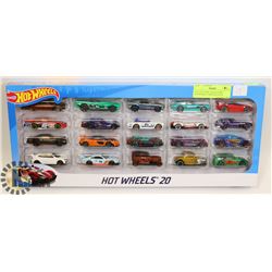 LOT OF 20 NEW COLLECTORS HOTWHEELS CARS SEALED IN