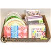 Image 1 : LOT OF PARTY PLATES AND NAPKINS.