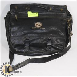 LEATHER LAPTOP AND BUSINESS BAG.