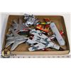 Image 1 : FLAT OF ASSORTED TOY AIRPLANES AND  TRAIN