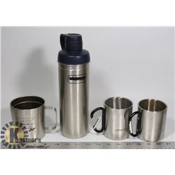 STANLEY THERMOS AND EDDIE BAUER STAINLESS STEEL