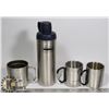Image 1 : STANLEY THERMOS AND EDDIE BAUER STAINLESS STEEL