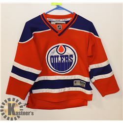 OILERS CAM TALBOT SIGNED JERSEY