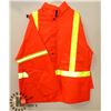 Image 1 : NEW 2XL REFLECTIVE HOODED RAIN JACKET