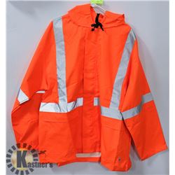 NEW 3XL REFLECTIVE RAIN JACKET