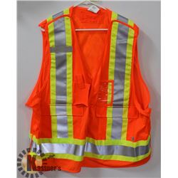 NEW HI VIS VEST 4XL MADE IN CANADA