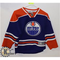 OILERS CAM TALBOT SIGNED JERSEY