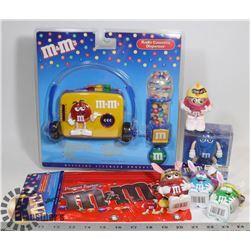 UNOPENED M&M COLLECTIBLES.