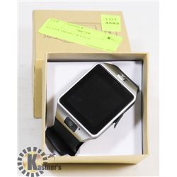SILVER SMART WATCH.