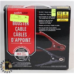 SET OF BOOSTER CABLES.