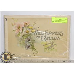 3 ISSUES OF WILD FLOWERS OF CANADA IN ORIGINAL