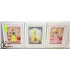 Image 1 : 3 SMALL DISNEY PRINTS - TINKERBELL, CINDERELLA,