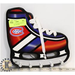 MONTREAL CANADIENS HOCKEY SKATE WALL HANGER.