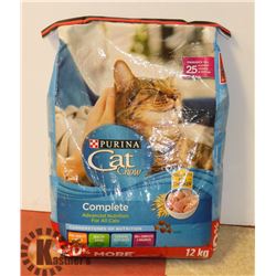 12KG BAG OF PURINA CAT FOOD BEST BY APR 2021
