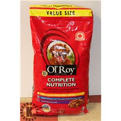 18KG BAG OF OLROY DOG FOOD BEST BY 2021