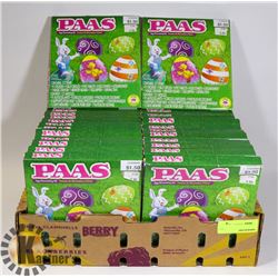 FLAT OF EASTER EGG DECORATING KITS