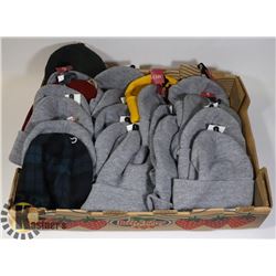 FLAT OF 20 ASSORTED TOQUES