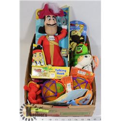 FLAT OF ASSORTED KIDS TOYS