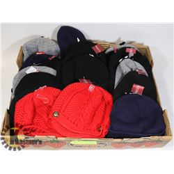 FLAT OF 20 ASSORTED TOQUES