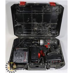PORTER CABLE 18 VOLT CORDLESS DRILL.